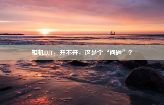 相机LUT，开不开，这是个“问题”？